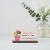 Le gâteau saute des cartes de visite (Debout devant)