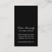 Le gâteau saute des cartes de visite (Dos)