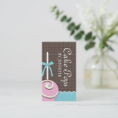 Le gâteau saute des cartes de visite (Debout devant)