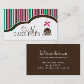 Le gâteau saute des cartes de visite (Devant / Derrière)