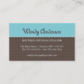 Le gâteau saute des cartes de visite (Dos)