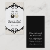 Le gâteau saute des cartes de visite (Devant / Derrière)