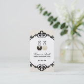 Le gâteau saute des cartes de visite (Debout devant)