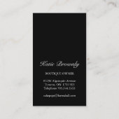 Le gâteau saute des cartes de visite (Dos)