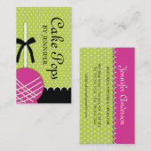 Le gâteau saute des cartes de visite (Devant / Derrière)