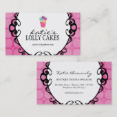 Le gâteau saute des cartes de visite (Devant / Derrière)