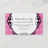 Le gâteau saute des cartes de visite (Dos)