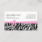 Le gâteau saute des cartes de visite (Dos)