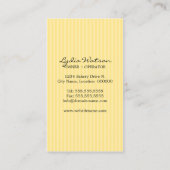 Le gâteau saute des cartes de visite de (Dos)