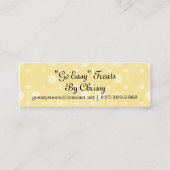 Le gâteau saute des étiquettes de Merci (Dos)