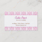 Le gâteau saute la boulangerie : Carte de visite (Dos)