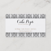 Le gâteau saute la boulangerie : Carte de visite (Dos)