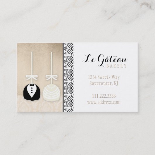 Le gâteau saute la boulangerie : Carte de visite (Devant)