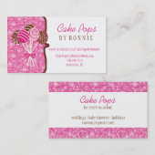 Le gâteau saute la boulangerie : Carte de visite (Devant / Derrière)