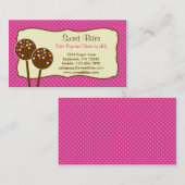 Le gâteau saute le carte de visite de boulangerie (Devant / Derrière)