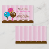 Le gâteau saute le carte de visite de boulangerie (Devant / Derrière)