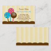 Le gâteau saute le carte de visite de boulangerie (Devant / Derrière)