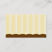 Le gâteau saute le carte de visite de boulangerie (Dos)