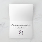 Le gay pride carde des invitations et des cartes (Intérieur)