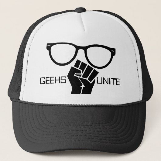 Le geeks unit ! Casquette de camionneur (Devant)