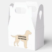 LE gele benaming silhouet Bedankdoosjes (Geopend)