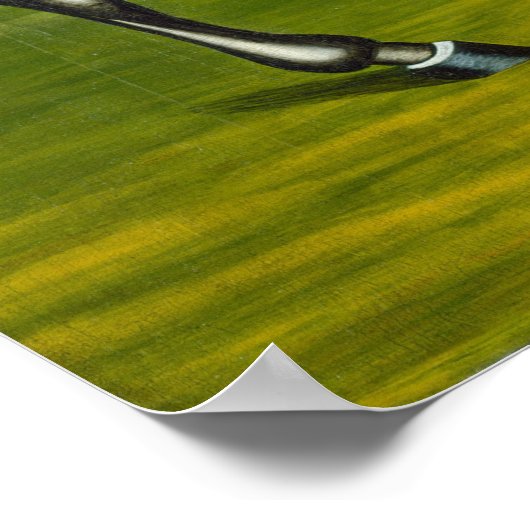 Le général Washington sur un chargeur - Affiche d' (Coin)