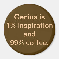 Le génie est 1% Inspiration et 99% Magnet
