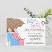 Le genre indiquent des invitations de partie (Debout devant)