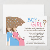 Le genre indiquent des invitations de partie (Devant / Derrière)