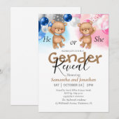 le genre révèle une invitation (Devant / Derrière)