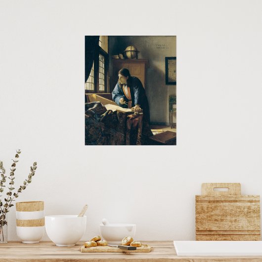 Le géographe de Vermeer - Poster (Cuisine)