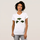 Le ginkgo biloba laisse le T-shirt (Devant entier)