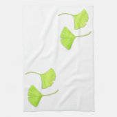 Le Ginkgo laisse la serviette de cuisine d'art de (Vertical)