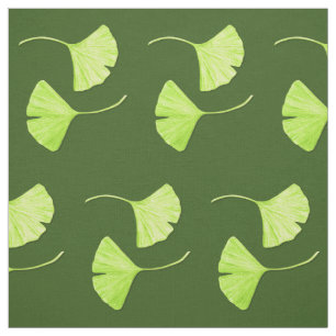 Le Ginkgo part du tissu botanique d'art