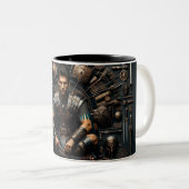 Le gladiateur romain Valor Knolling Mug (Devant droit)