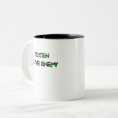 Le GLUTEN EST la tasse ENNEMIE (Devant gauche)