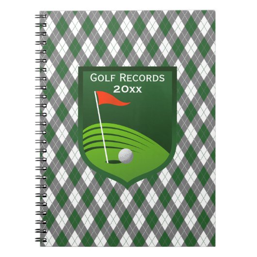 Le golf annuel enregistre le carnet (Devant)