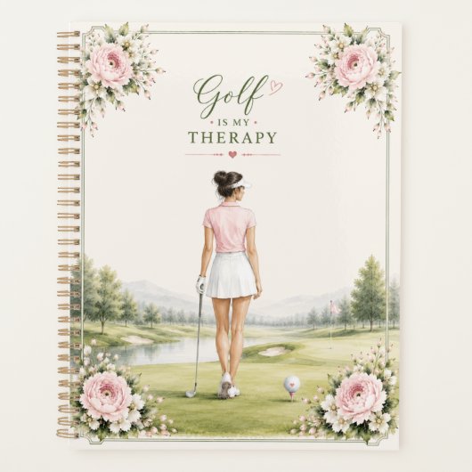 Le golf est ma thérapie pour golfeuse (Devant)