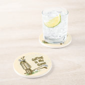 Le golf est mon Dessous de verre de jeu (Côté)