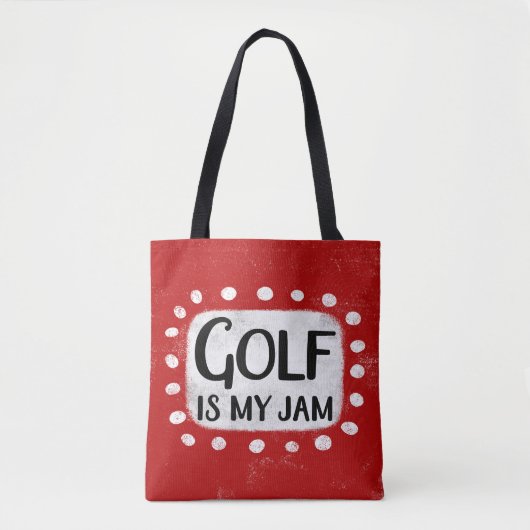 Le golf est mon Sac fourre-tout de confiture (Devant)