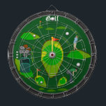 Le golf folâtre la cible<br><div class="desc">Un golf impressionnant a inspiré la cible parfaite pour le golf ou la fan de sports de la famille. Comporte un choix de cibles et de risques de golf. Grand pour les jeux traditionnels de dard, pour la fabrication des neufs de vos propres, ou comme affichage frais d'art de golf....</div>