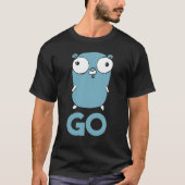 Le Gopher de Golang VONT T-shirt Lang programmant (Devant)
