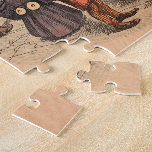 "Le gosse jaune" Puzzle (Côté)