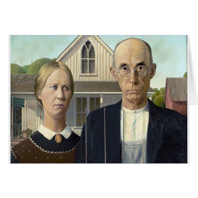 Le gothique américain de Grant Wood (Devant horizontal)