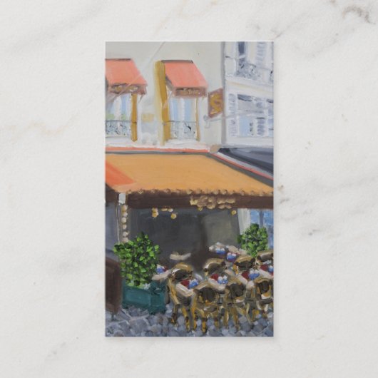 Le Grand Cafe : Carte de visite de Fontainebleau (Devant)