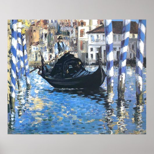 Le grand canal de Venise Edouard Manet Poster (Devant)