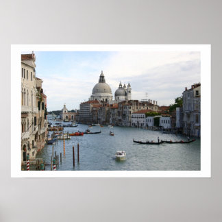 Le Grand Canal, Impression encadrée Venise