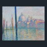 Le Grand Canal, Venise par Monet - Poster<br><div class="desc">Claude Monet a fait six versions différentes de ce tableau. Elles ont toutes des conditions lumineuses différentes. La version proposée ici est exposée au Musée des Beaux-Arts de Boston. Une autre version est exposée au musée Legion of Honor à San Francisco. Pour en savoir plus sur ce travail, visitez le...</div>