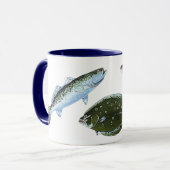 Le Grand Chelem de Mug de Pêche d'Eau Salée (Devant gauche)