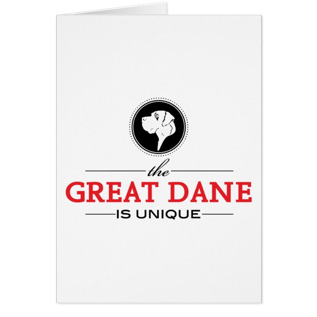 le GRAND DANOIS est unique (Devant)